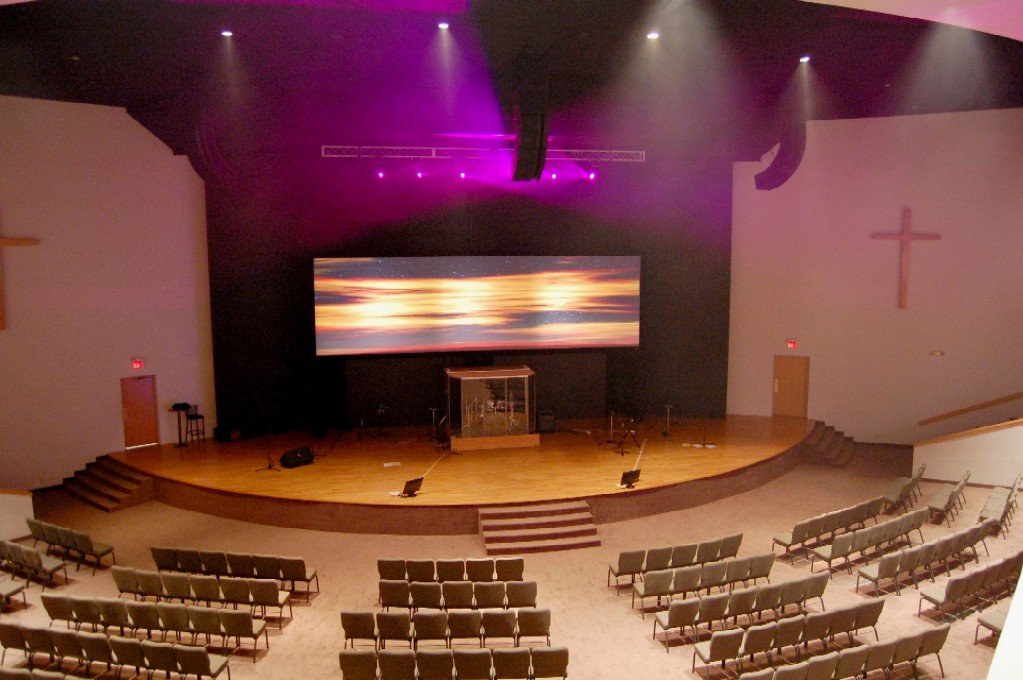array speakers church